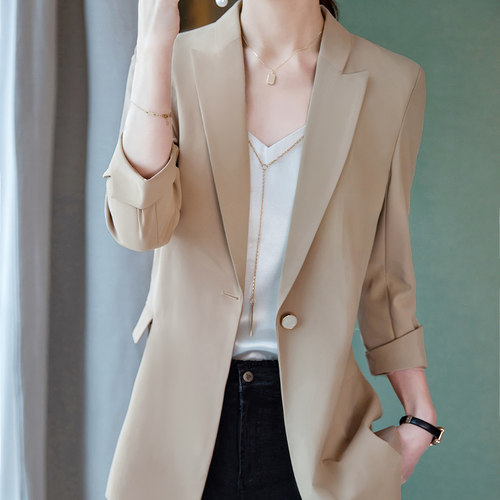 小西装外套女春夏季薄款休闲西服