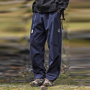 Nobodyknows户外山系基础多功能侧拉链机能徒步伞兵裤 男女登山裤