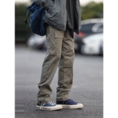 Nobodyknows显瘦日系美式 休闲裤 高街潮男女vibe直筒ins宽松工装 裤
