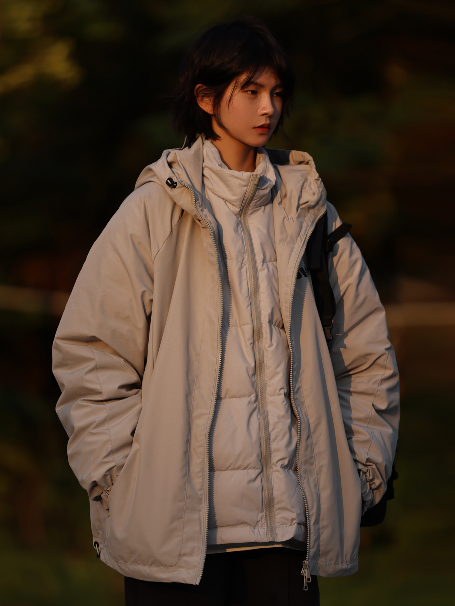 Nobodyknows户外三合一羽绒服