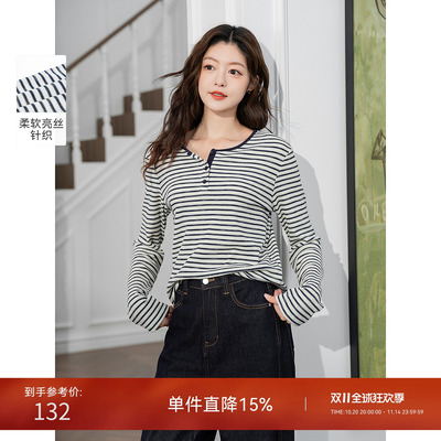 lagogo拉谷谷亨利领航海风T恤