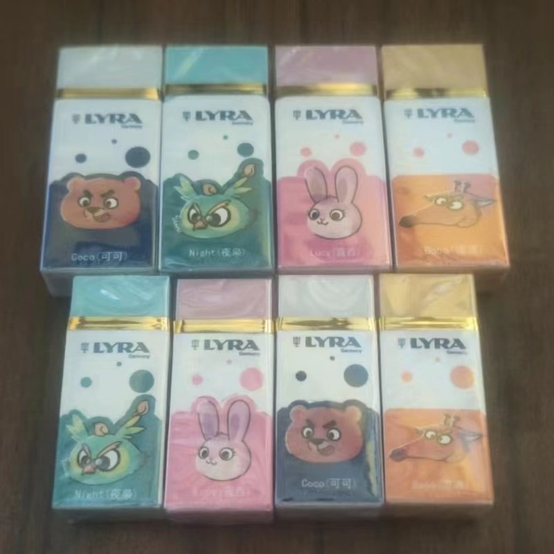艺雅小动物冒险联盟彩色卡通橡皮图片