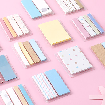 国誉意匠贴纸可爱萌便利贴粘性强