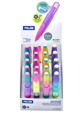 MILAN 米兰落日自动铅笔不断铅+橡皮绘画素描学生专用0.7mm高颜值