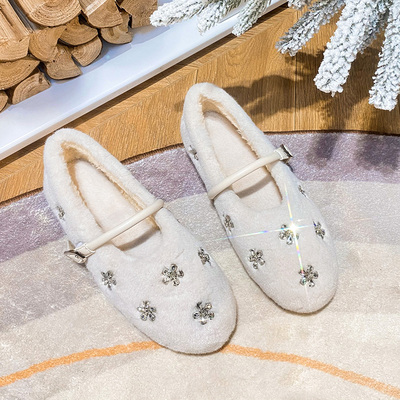 毛毛鞋棉鞋大码女鞋新款促销