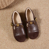 女秋冬加绒棉鞋 一脚蹬豆豆鞋 女34小码 软底不累脚勃肯鞋 女鞋 313233