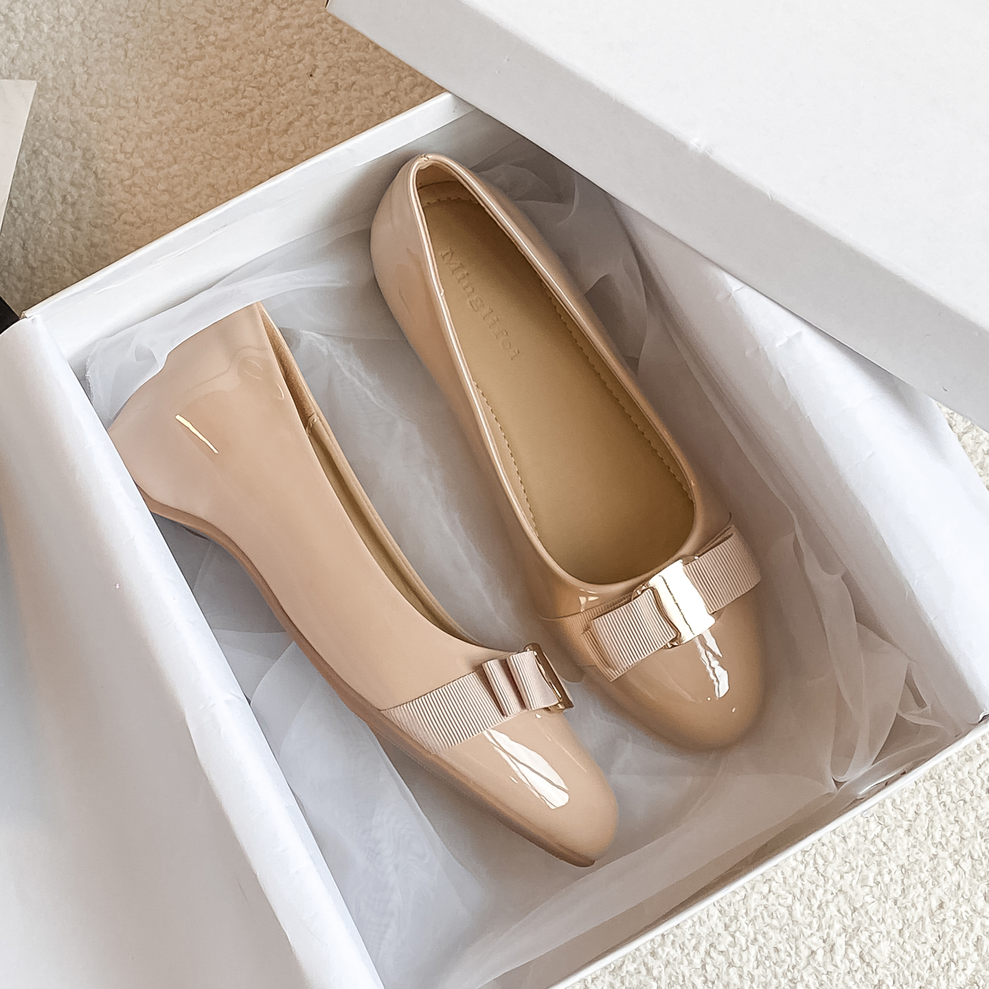 内增高配裙子小香风平底单鞋女