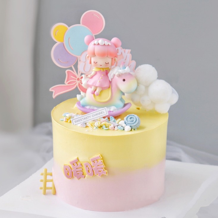 卡通摆件烘培汽车摇头装饰品