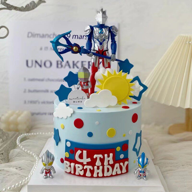 赛罗终极变形手办泽塔奥特曼关节超可动人偶蛋糕装饰摆件捷德玩具