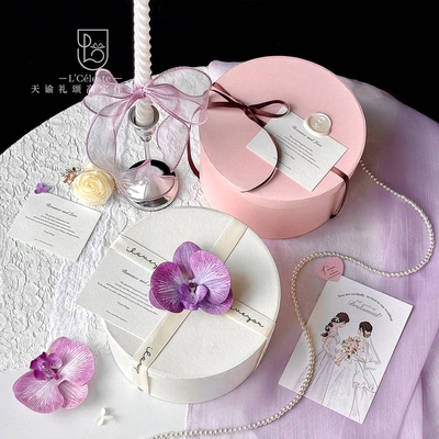 伴手礼女伴娘高级感实用礼物婚礼礼盒空盒子送闺蜜姐妹团韩系小众