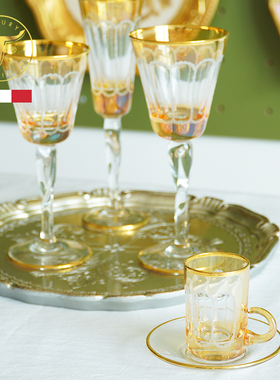 Timon手工水晶玻璃杯描金-奥林匹亚巴赫酒杯