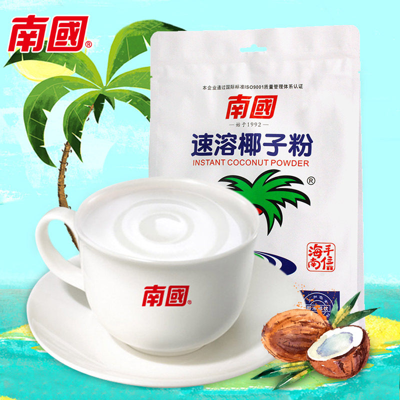 正宗海南特产营养椰子汁南国速溶椰子粉340g袋装20小袋 果汁饮料,咖啡/麦片/冲饮,天然粉粉食品,淘宝优惠券,粉丝福利购,淘宝优惠卷