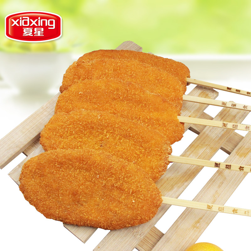 霸王鸡排  1kg/25串夏星霸王鸡排鸡排串烧烤鸡排裹粉鸡排油炸小吃