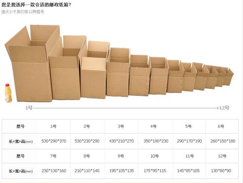 快递纸箱牛皮纸BC3层5层价格