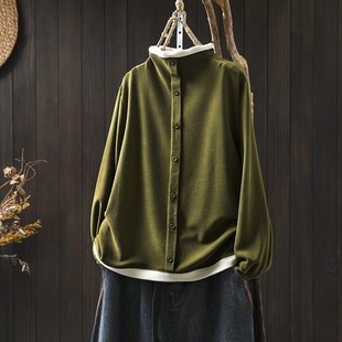 绝美巨好看的小上衣女2025秋季新款德绒半高领撞色拼接设计感绒衫