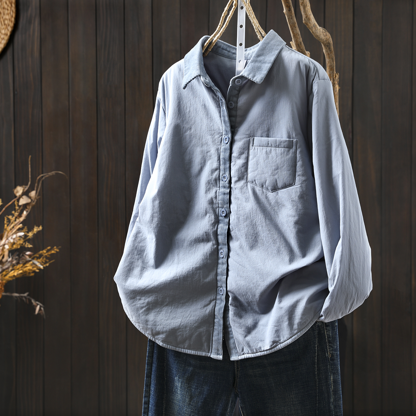 巨好看的夹棉外套女2025秋冬季新款独特不臃肿保暖内搭轻薄小棉服