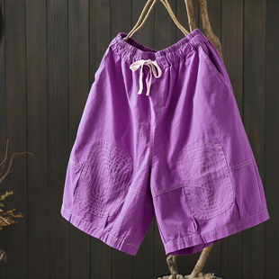 巨好看短裤女款2026超火夏装新款小个子洋气宽松外穿百搭五分裤子