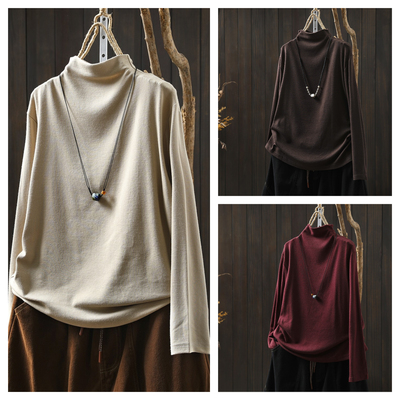 女款内搭打底衫2025新款今年流行爆款秋气质女士长袖上衣内搭t恤