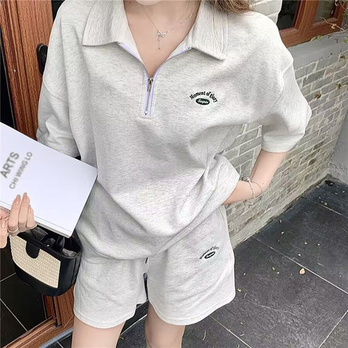 休闲运动套装女2025夏季新款学生