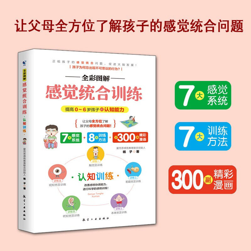 全彩图解感觉统合训练(互动游戏)早教感统训练书籍早教家用蒙台游戏