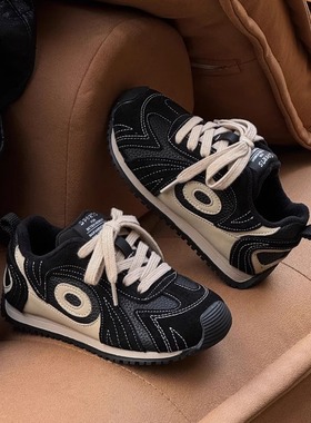 儿童运动鞋2025新款冬季女童加绒保暖阿甘鞋男童二棉防滑休闲鞋