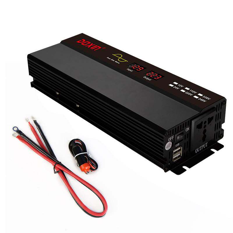 1000w 纯正波逆变器 双usb数显 正弦波逆变电源 太阳能电源转换器
