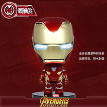 MARVEL漫威美国队长钢铁侠灭霸2.5寸公仔模型摆 复仇者联盟4手办