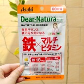 日本代购 60日 Natura铁·复合维生素 朝日 Dear