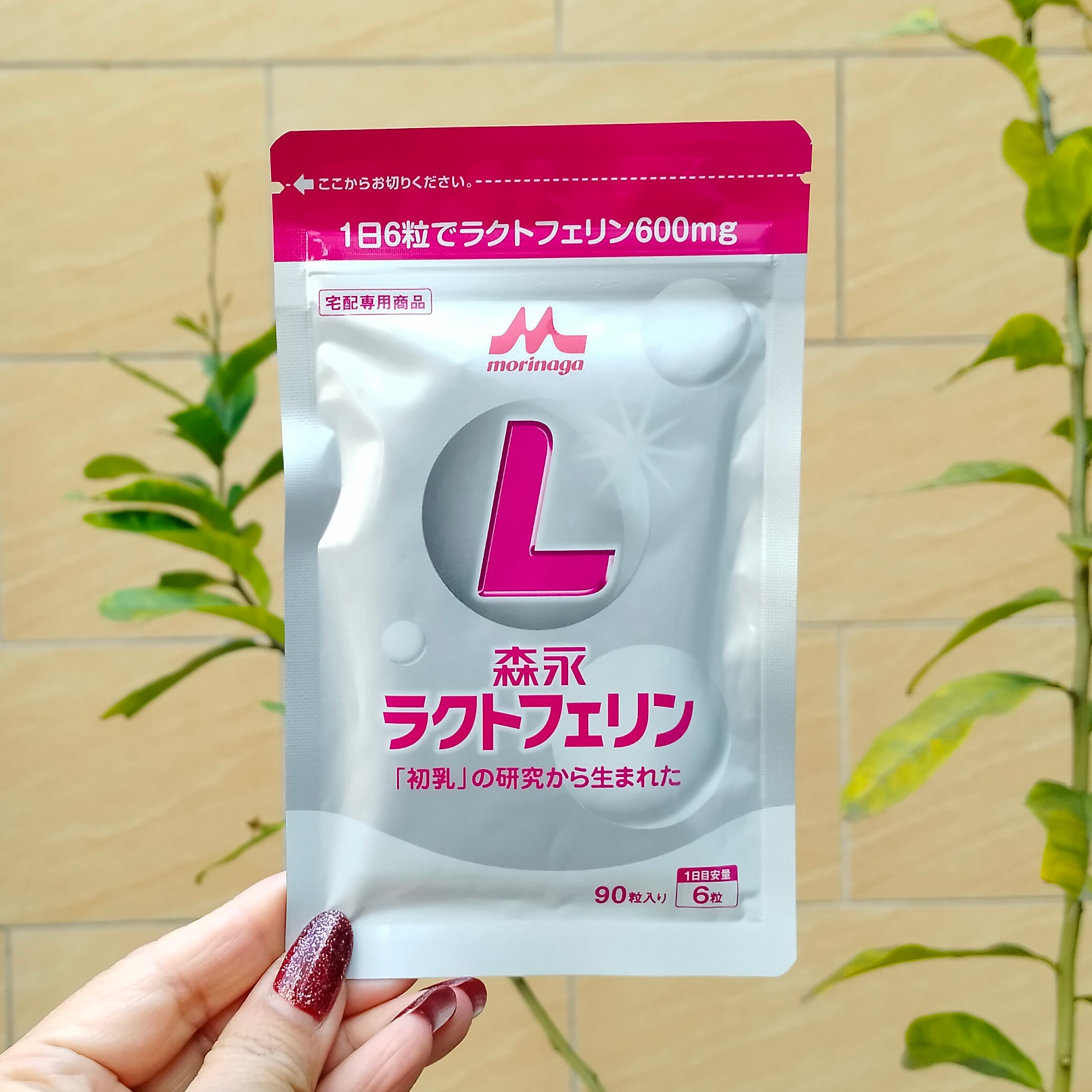 日本代购森永乳铁蛋白牛初乳提成人儿童中老年人免疫力90粒