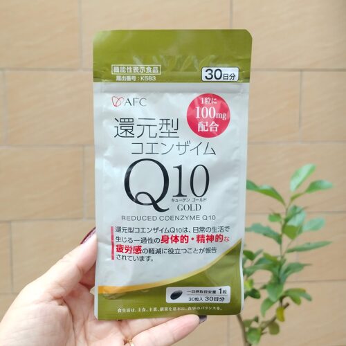 日本代购 AFC辅酶q10还原型保护心脏泛醇coq10心肌软胶囊