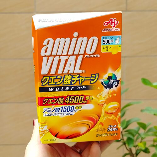 日本代购 味之素安维途电解质粉末冲剂快速补充BCAA谷氨酰胺24条