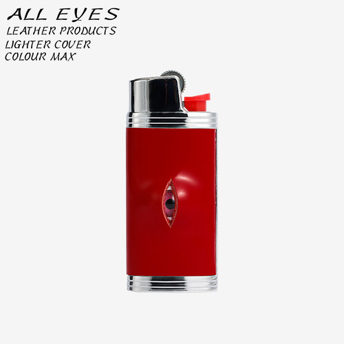 目器 All Eyes 火机保护套 眼珠设计 进口真皮 替换内胆为法国j5