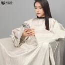 加大带袖子理发围布不沾发专用剪发围布专业高档美发店剃头围裙潮