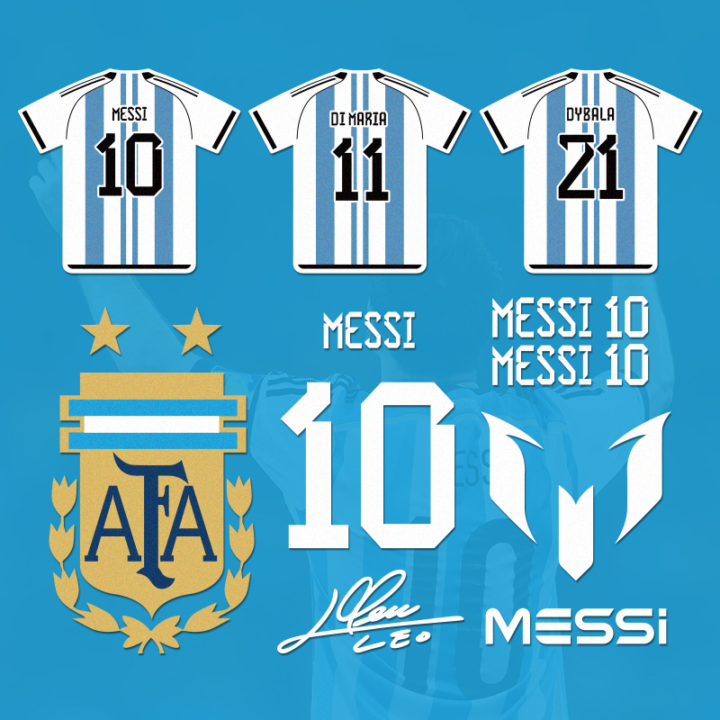 优饰卡防水防晒梅西车身贴