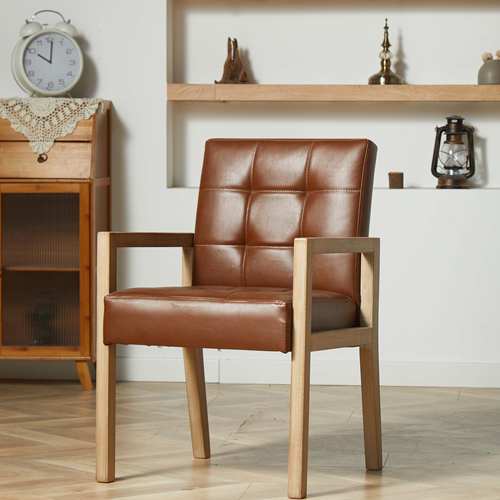 北欧简约网红创意椅猫抓皮扶手椅