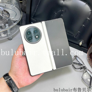 适用oppofindn5手机壳中轴保护oppo折叠屏手机壳findn5全包防摔oppo find n5的保护套n5新款素皮磁吸铰链外壳