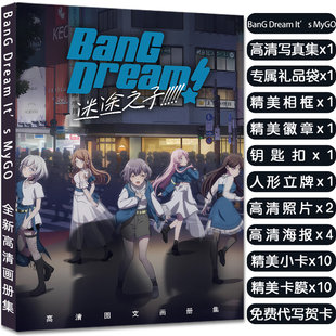 My周边写真集大礼包赠头像卡贴徽章立牌钥匙扣 It’s BanG Dream