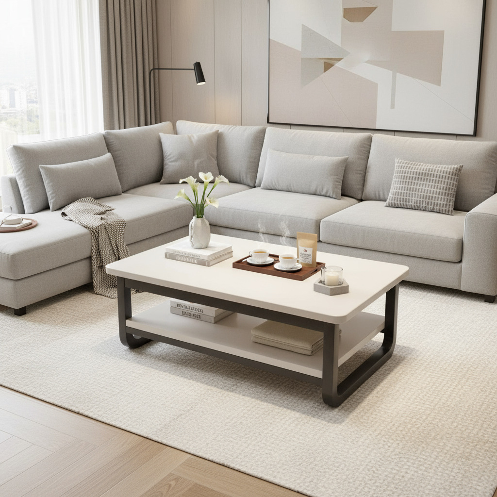 茶几边几现代小户型中古风家用简约简易茶台出租屋客厅阳台小茶桌