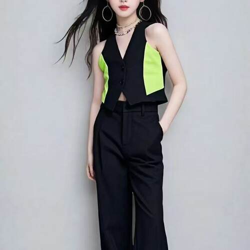 儿童模特形体走秀潮服女童酷潮套