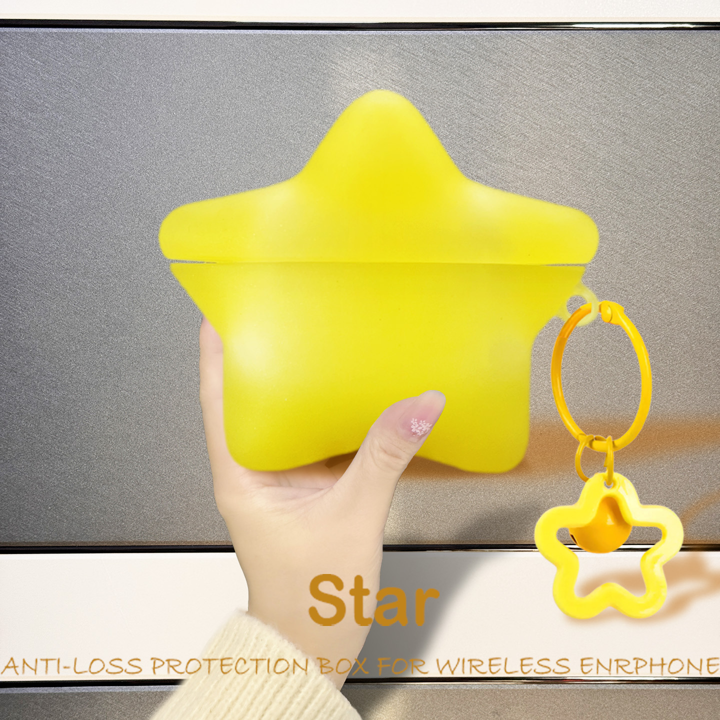 创意荧光星星适用oppo enco air4pro保护套free4保护壳蓝牙耳机套盒air4i壳free3硅胶air2pro软R4壳free2i