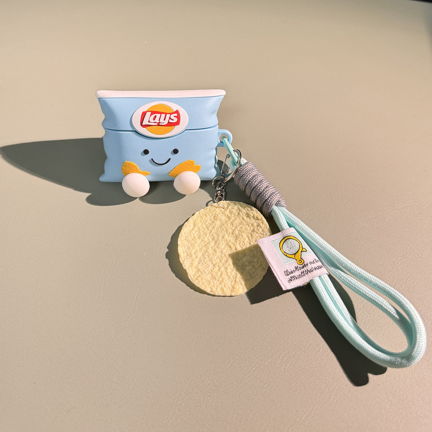 创意卡通蓝色薯片适用于vivotws5保护套tws4壳vivo无线蓝牙耳机套iqoo tws1 air2 硅胶air3pro软tw4耳机盒