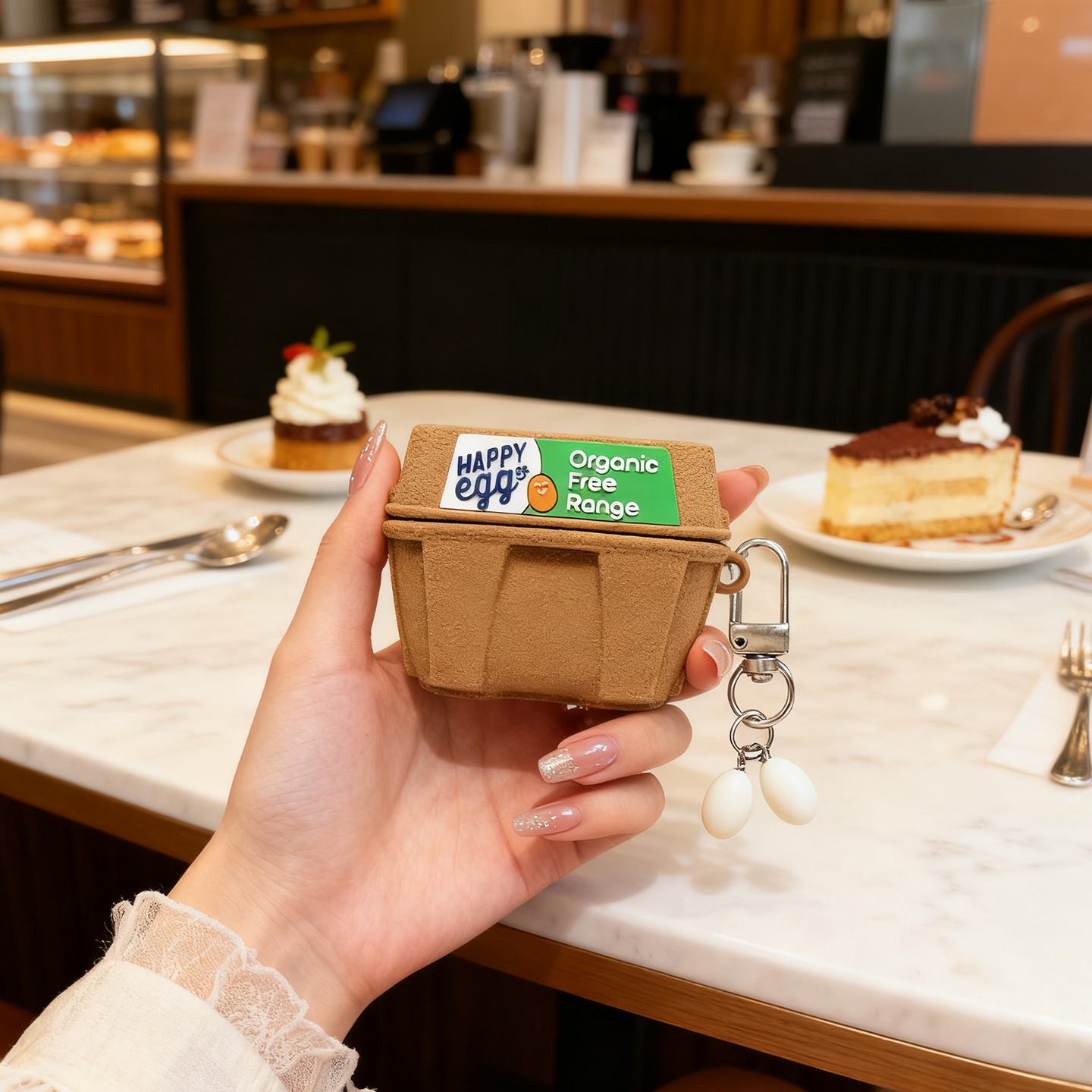 创意鸡蛋托适用于华为耳机freeclip保护壳freebudspro4保护套freebuds6i无线蓝牙耳机套5i盒4e硅胶pro3软se2