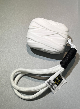 创意白色木乃伊适用魔音beatsstudiobuds保护套硅胶魔音Beats Studio Buds+第二代无线蓝牙耳机壳