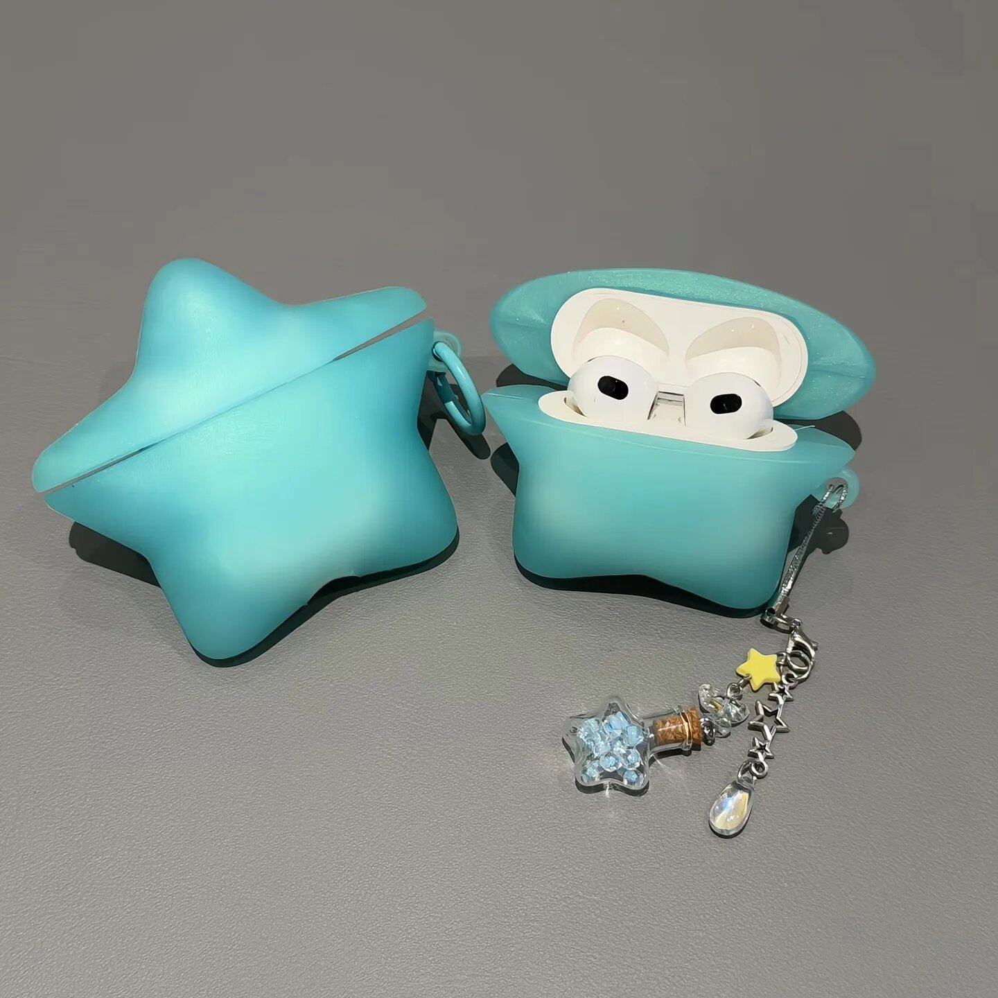 创意荧光星星耳机壳适用于小米RedmiBuds6Pro耳机壳红米Buds5Pro降噪耳机保护套redmi6pro青春版硅胶buds5软