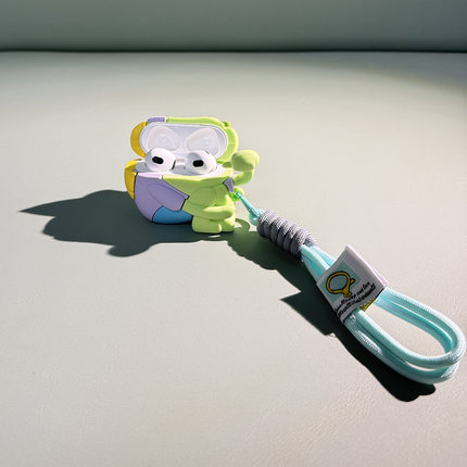 创意比奇堡聪明鱼适用于Edifier漫步者花再zero air无线蓝牙耳机套zero 喵保护套硅胶聪明鱼保护壳2s软