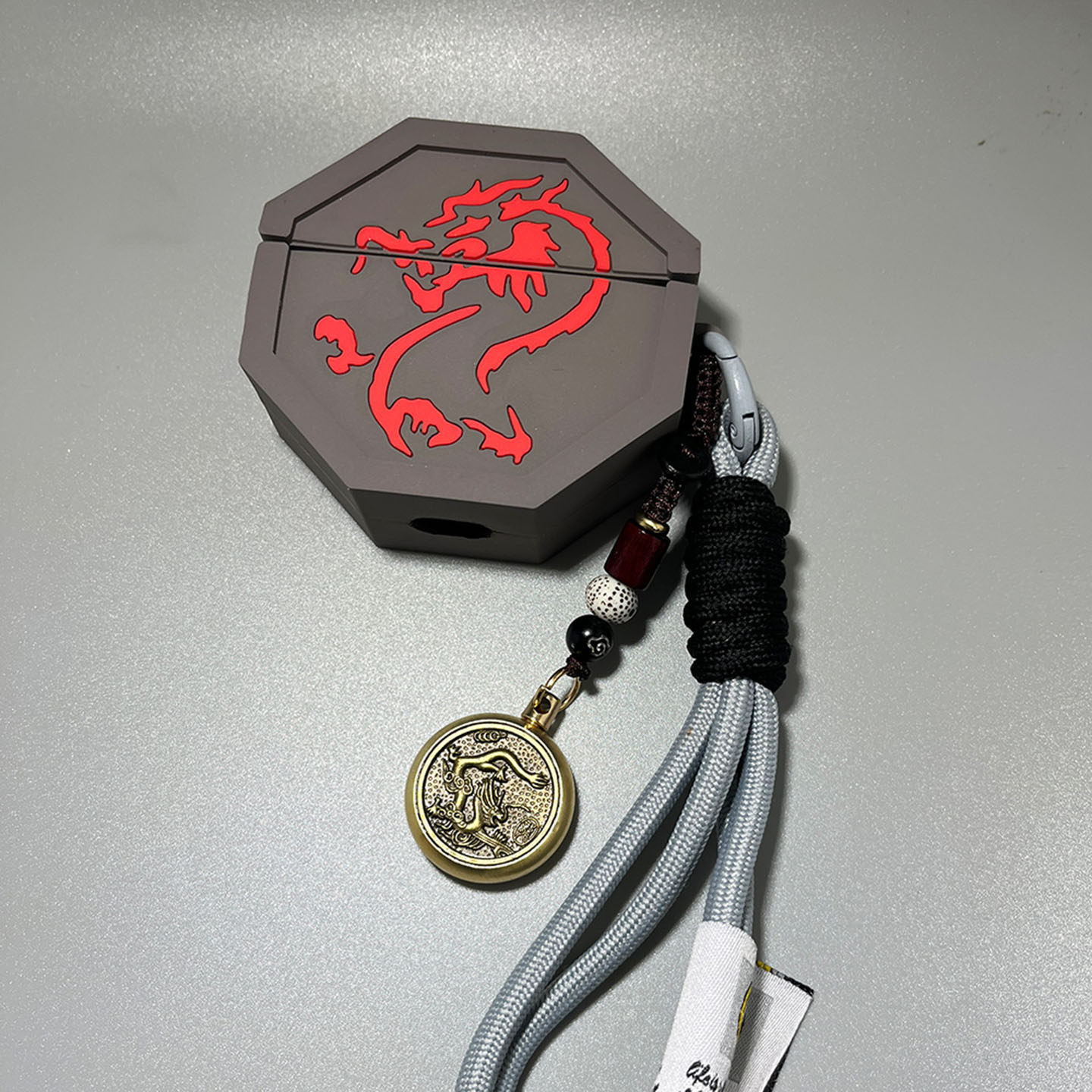 适用于airpodspro2保护套airpods4保护壳3苹果蓝牙耳机套盒潮牌龙符airports4四代airpod硅胶ipod软pro2二代