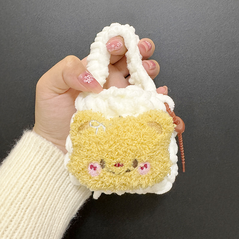 适用漫步者lollipro3耳机壳zeroair/magicAce蓝牙evoair/pro软tws1ANC/LollipodsPro2耳机包充电仓壳情侣毛绒