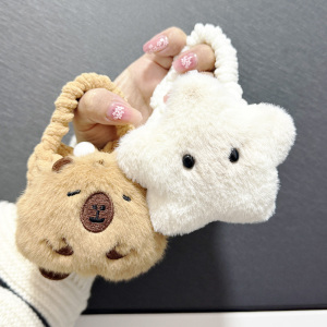 适用vivo tws4/3e蓝牙耳机包twsAirpro/neoX50保护壳TWS2/iQOOAIR2卡通X1 A2软壳tws1E少女可爱毛绒黄油小熊