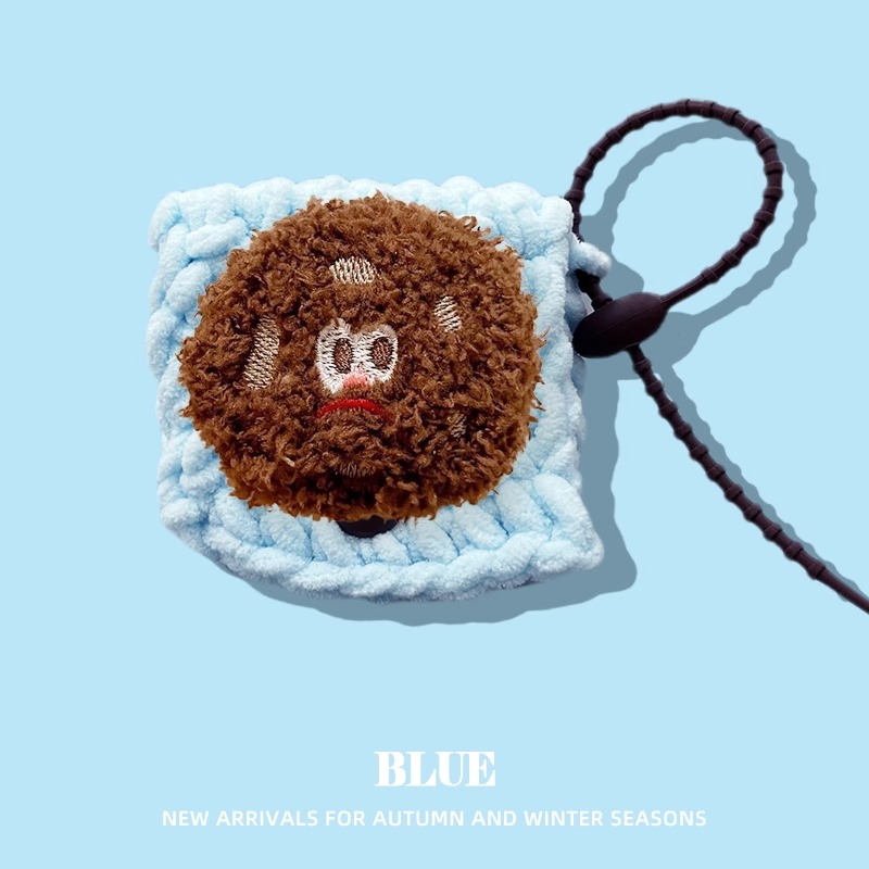 适用漫步者NeoBuds Evo保护套EDIFIER可爱卡通蓝牙耳机NeoBuds Pro2卡通壳NeoBudsS耳机套毛绒醒狮软壳耳机包