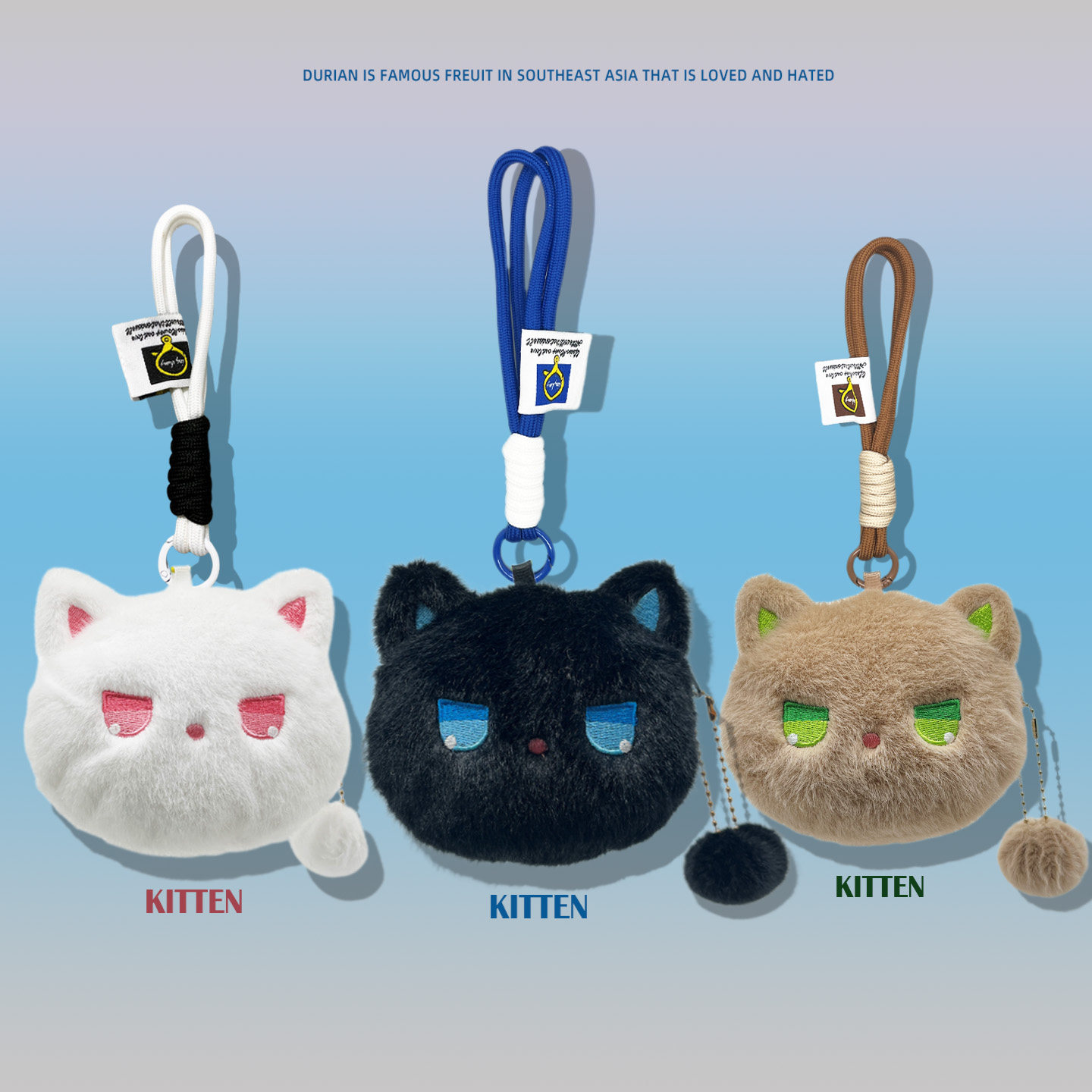 可爱小猫适用sony索爱GD35/31无线蓝牙耳机GK68保护套28软壳gk12新款SS-1收纳袋sr10全包SL6毛绒9GK68